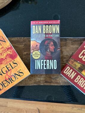Dan Brown Paperback Book trio